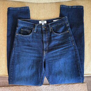 Robert Rodriguez Blue Mere High Rise Slim Straight Jeans